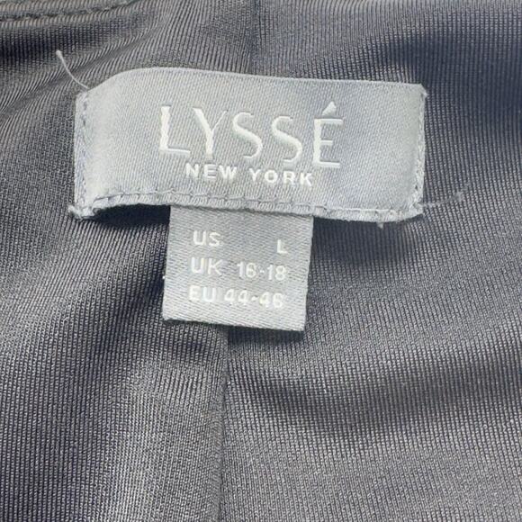 Edgy Snake Print Mob Wife Pants L Crop Legging Slinky Knit Pull-On Tummy-Shaping - Picture 13 of 16